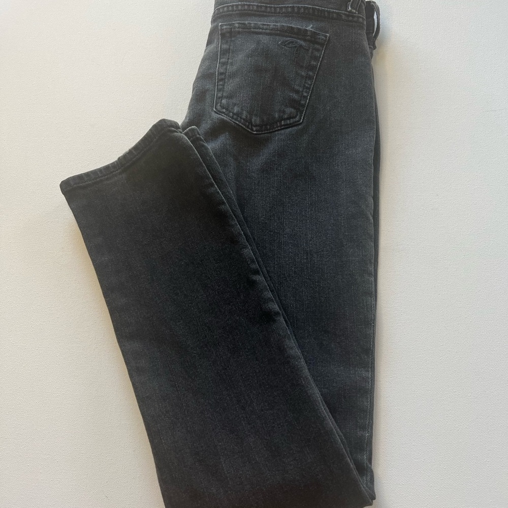 EUC Women's Starlet Skinny Black Straight Leg Jeans Size 29/30" Inseam (Z)